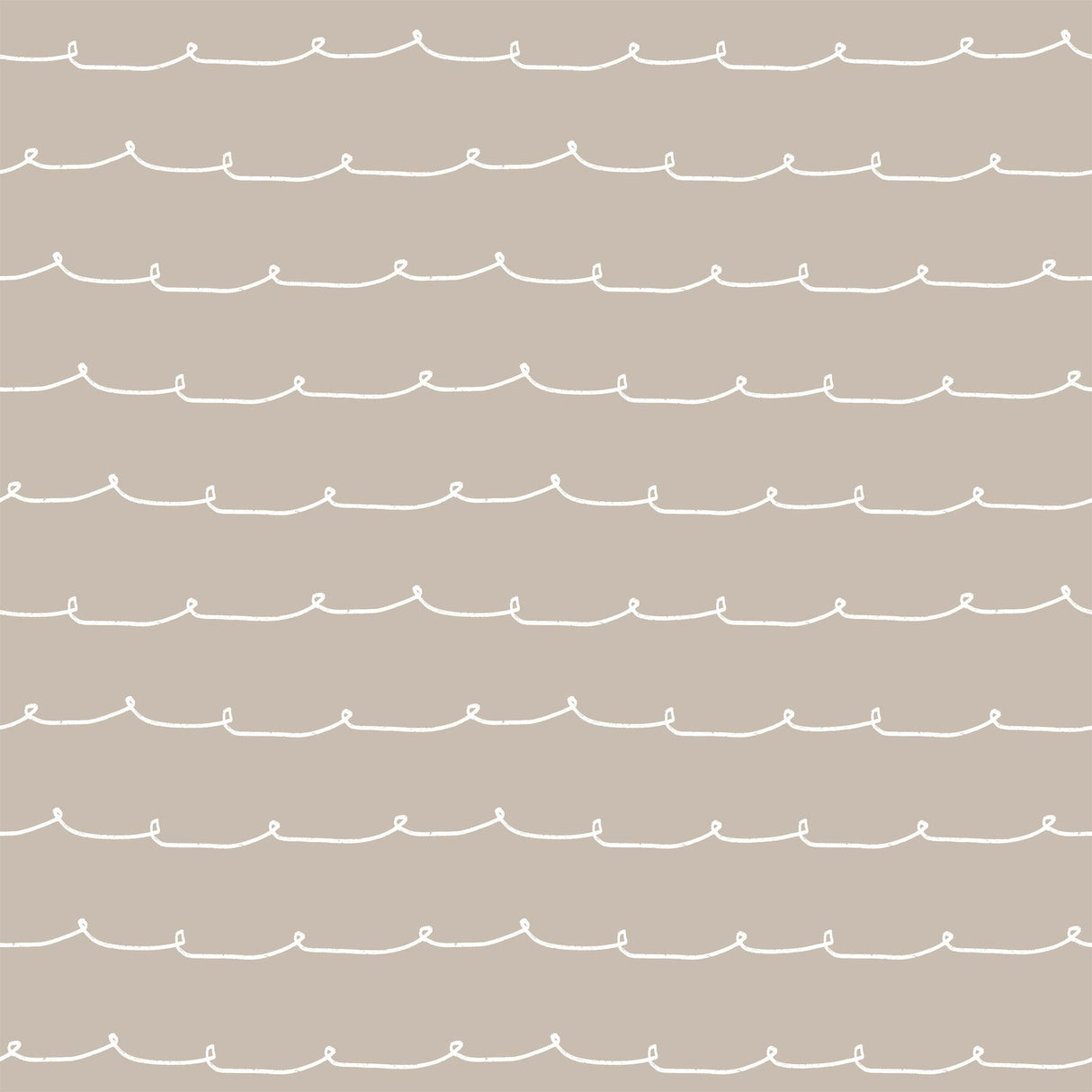 Advantage Wiggle Line Taupe Stripe Wallpaper