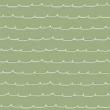 Advantage Wiggle Line Green Stripe Wallpaper