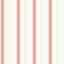 Advantage Bobbin Stripe Fuchsia Scalloped Wallpaper