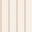 Advantage Bobbin Stripe Pink Scalloped Wallpaper