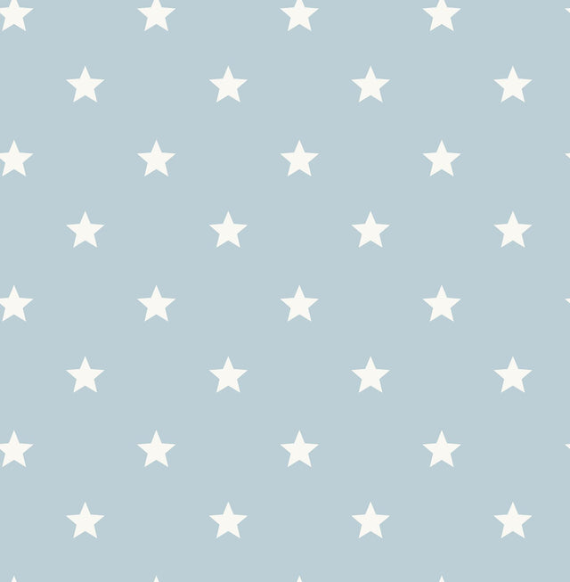 Advantage Starry Motif Light Blue Geometric Wallpaper