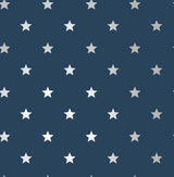 Advantage Starry Motif Dark Blue Geometric Wallpaper