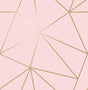 Advantage Metallic Geo Pink Triangles Wallpaper