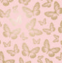 Advantage Metallic Butterflies Pink Whimsical Wallpaper