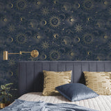 Advantage Mystic Navy Celestial Wallpaper