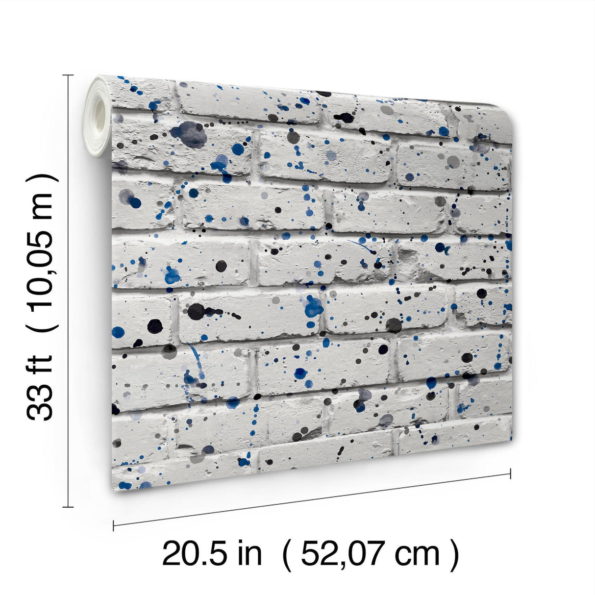 Advantage Splatter Wall Grey Abstract Wallpaper
