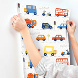 Advantage Road Traffic Red Cars Wallpaper
