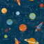 Advantage Solar System Blue Outer Space Wallpaper