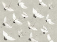 A-Street Prints Crane You Later Dove Grey Wall Mural