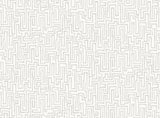 A-Street Prints Maze Dove Grey Wall Mural