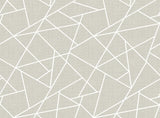 A-Street Prints Modern Lines White on Dove Grey Wall Mural