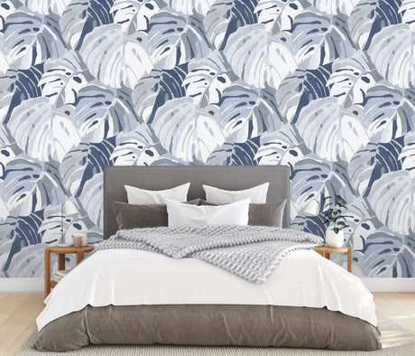 A-Street Prints Castaway Ocean Blue Wall Mural