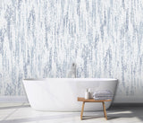 A-Street Prints Rainfall Ocean Blue Wall Mural