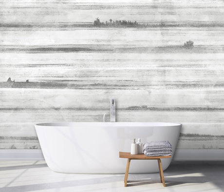 A-Street Prints Jet Set Dove Grey Wall Mural