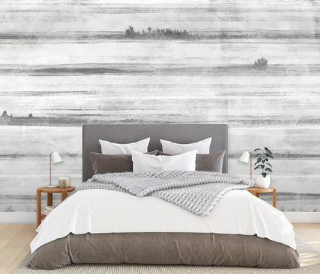 A-Street Prints Jet Set Dove Grey Wall Mural