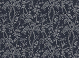 A-Street Prints Storybook Forest Denim Blue Wall Mural