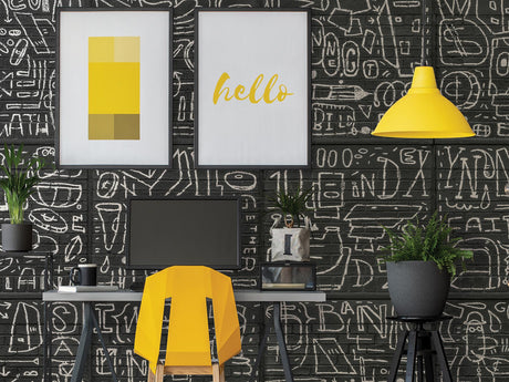 A-Street Prints BKYLN Bank Multi-Panels Black Wall Mural