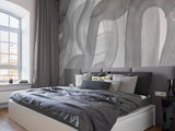 A-Street Prints Waves Grey Wall Mural