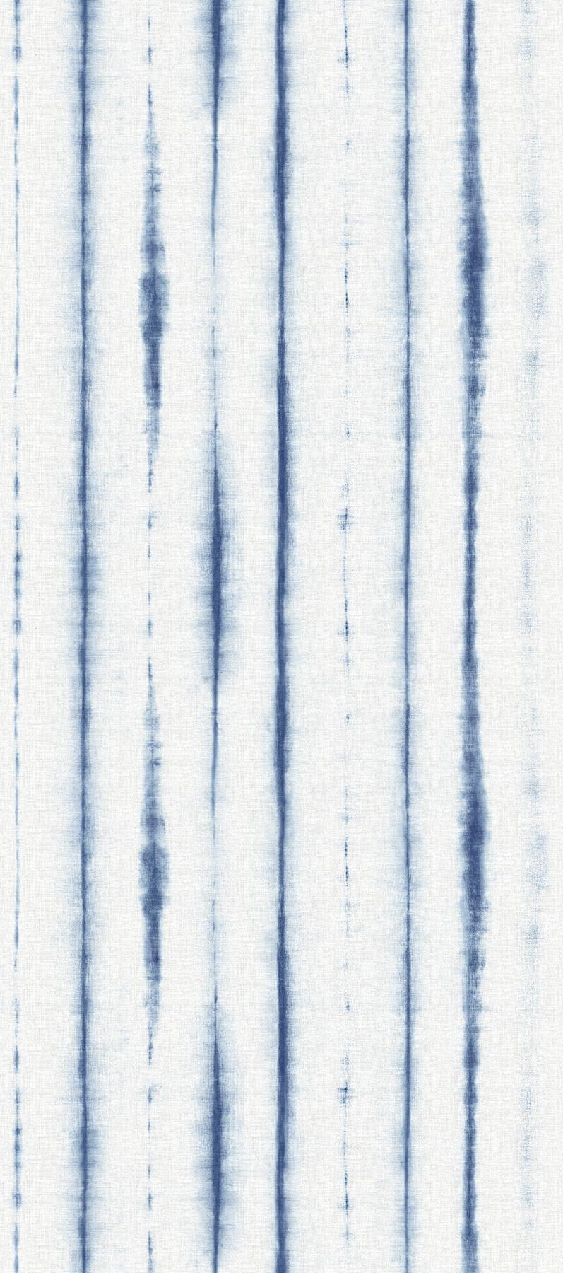 A-Street Prints Hello Shibori Denim Blue Wall Mural
