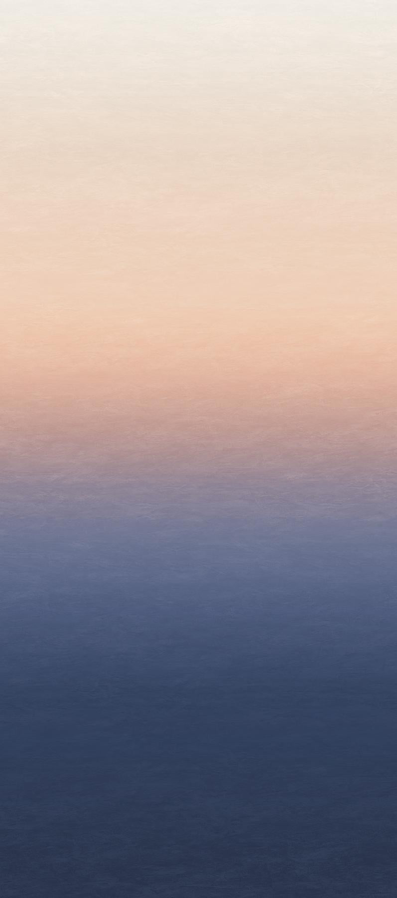 A-Street Prints Sunrise Orange & Blue Ombre Wall Mural