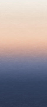A-Street Prints Sunrise Orange & Blue Ombre Wall Mural