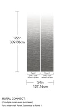 A-Street Prints Mist Light Grey Ombre Wall Mural