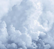 A-Street Prints In The Clouds Sky Blue Wall Mural