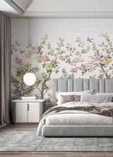 A-Street Prints Spring Chinoiserie Soft White Wall Mural
