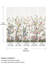 A-Street Prints Spring Chinoiserie Soft White Wall Mural