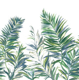 York Wallcoverings Swaying Palms Green & Blue Mural