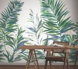 York Wallcoverings Swaying Palms Green & Blue Mural