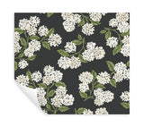 Rifle Paper Co. Hydrangea Black & White Peel & Stick Wallpaper