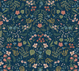 Rifle Paper Co. Wildwood Navy Peel & Stick Wallpaper
