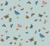 Rifle Paper Co. Butterfly House Light Blue Wallpaper