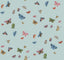 Rifle Paper Co. Butterfly House Light Blue Wallpaper