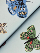 Rifle Paper Co. Butterfly House Light Blue Wallpaper