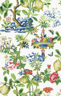 York Bloom Shantung Garden Scalamandre Self Adhesive Wallpaper
