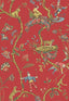 York Tomato Chinoise Exotique Scalamandre Self Adhesive Wallpaper