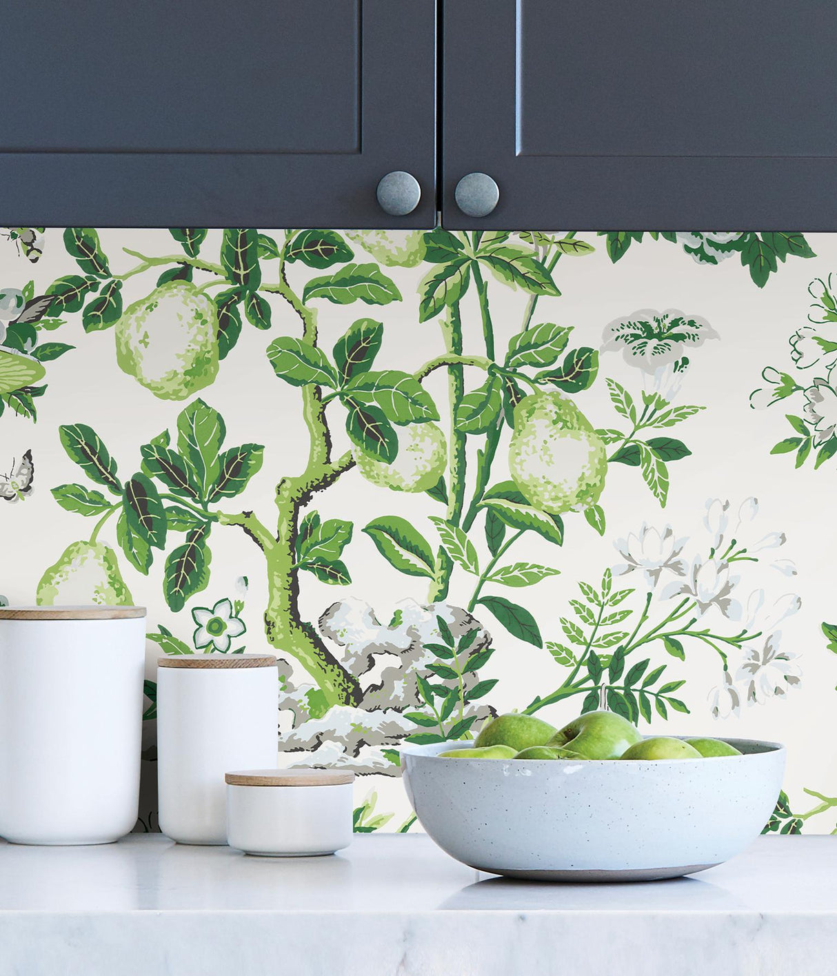 York Verdance Shantung Garden Scalamandre Self Adhesive Wallpaper