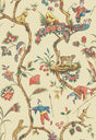 York Ecru Chinoise Exotique Scalamandre Self Adhesive Wallpaper