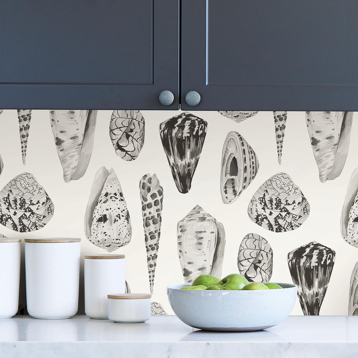 York Graphite Coquina Scalamandre Self Adhesive Wallpaper