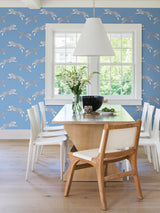 York Cloud Nine Leaping Cheetah Peel & Stick Wallpaper