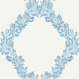 York Sky Blue Wreath Peel & Stick Wallpaper