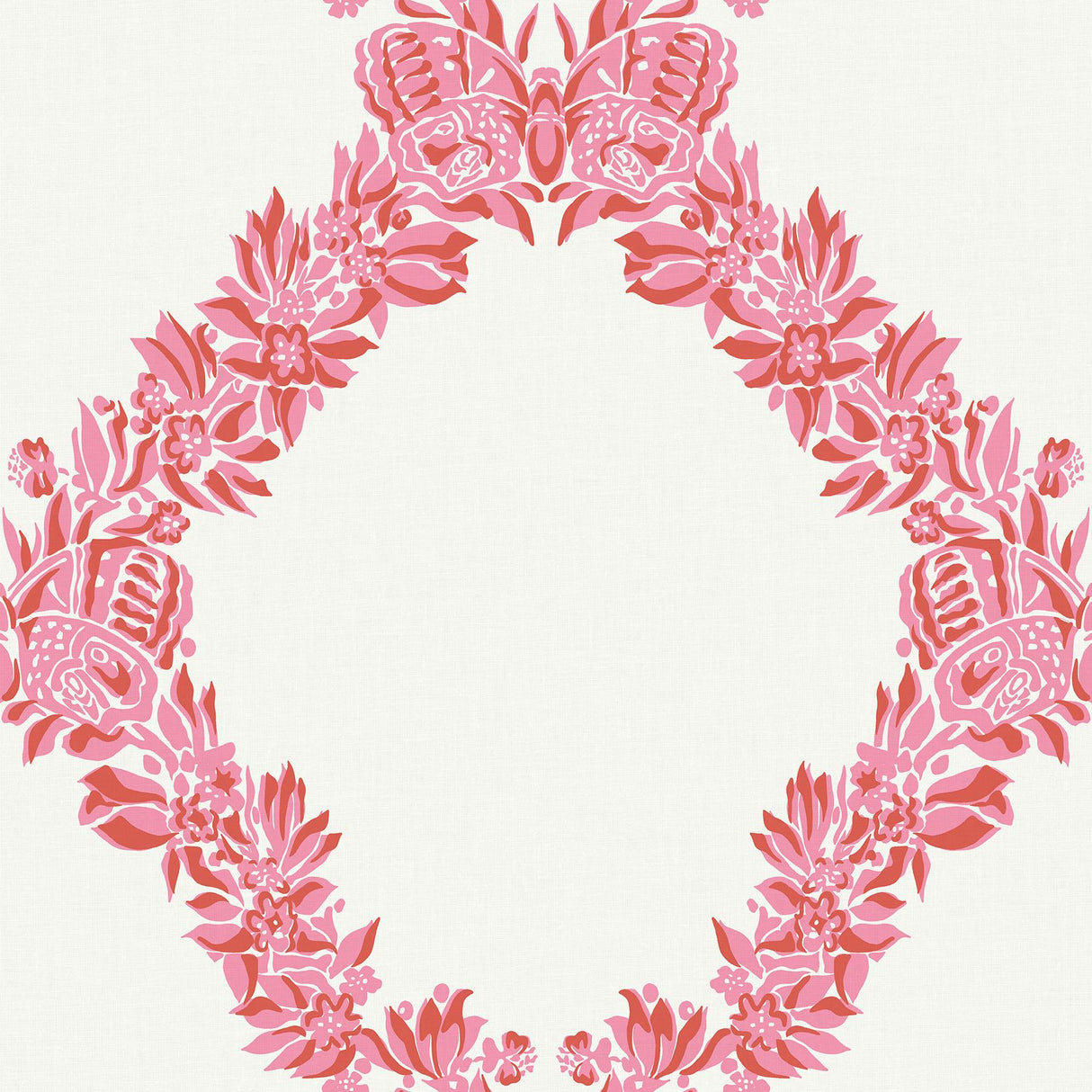 York Valentino Wreath Peel & Stick Wallpaper