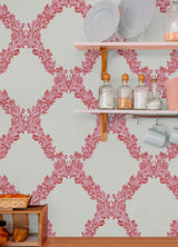 York Valentino Wreath Peel & Stick Wallpaper