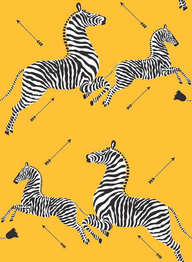 York Sunbeam Zebra Safari Peel & Stick Wallpaper