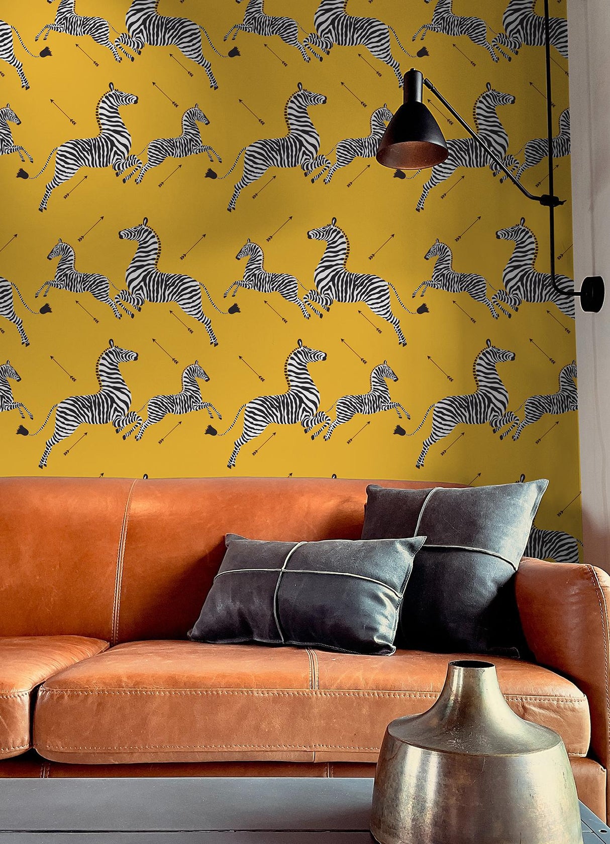 York Sunbeam Zebra Safari Peel & Stick Wallpaper