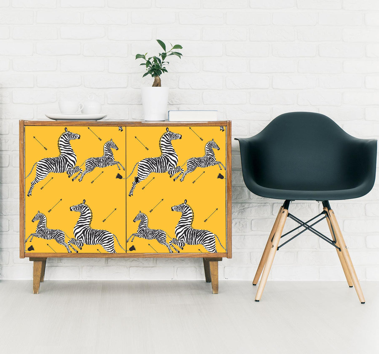 York Sunbeam Zebra Safari Peel & Stick Wallpaper