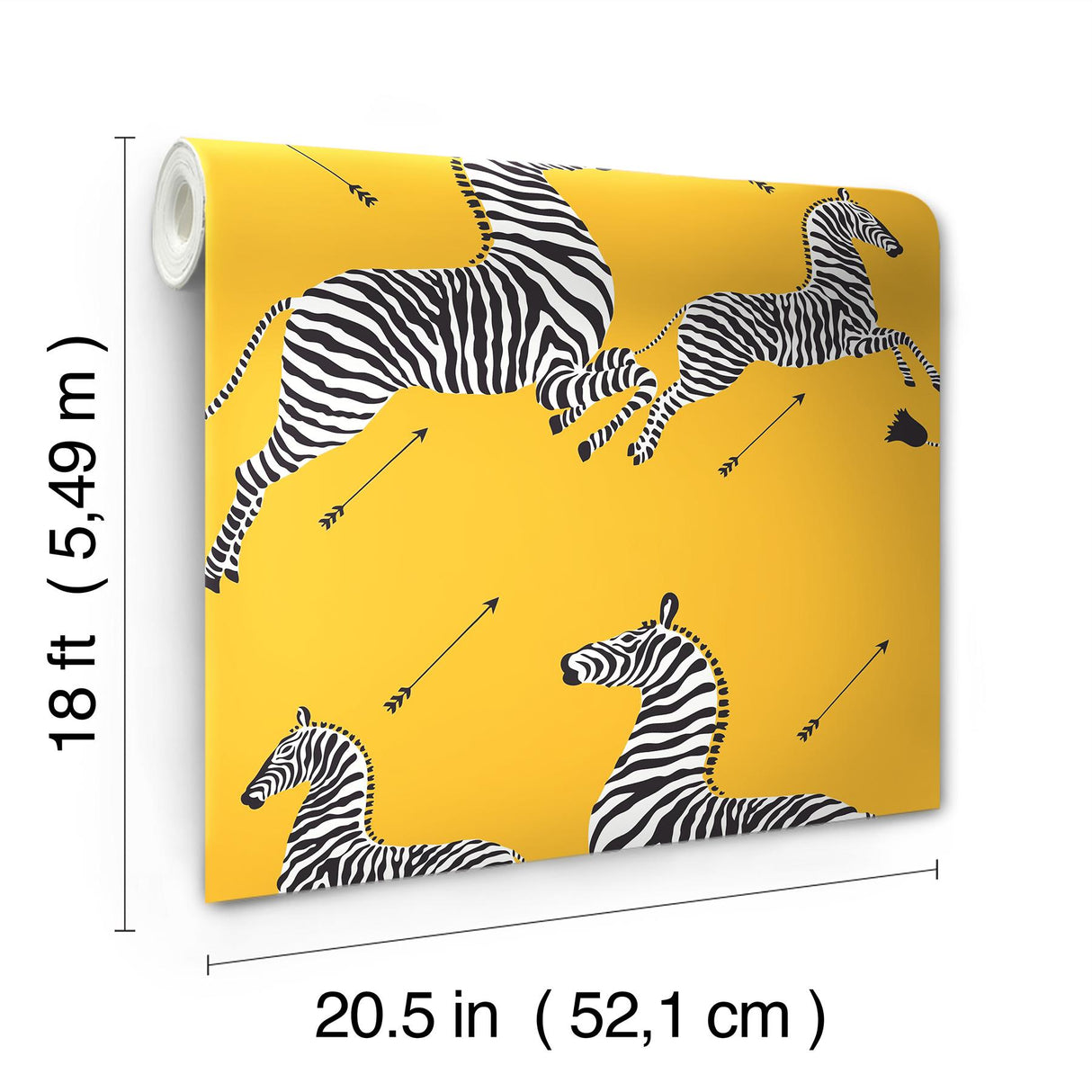 York Sunbeam Zebra Safari Peel & Stick Wallpaper