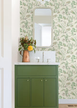 York Jade & Sandstone Garparilla Peel & Stick Wallpaper